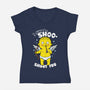 I Shoo Shoo Shoot You-Womens-V-Neck-Tee-Boggs Nicolas