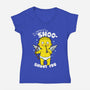 I Shoo Shoo Shoot You-Womens-V-Neck-Tee-Boggs Nicolas