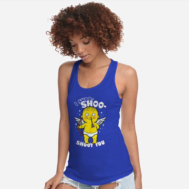 I Shoo Shoo Shoot You-Womens-Racerback-Tank-Boggs Nicolas