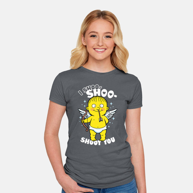 I Shoo Shoo Shoot You-Womens-Fitted-Tee-Boggs Nicolas