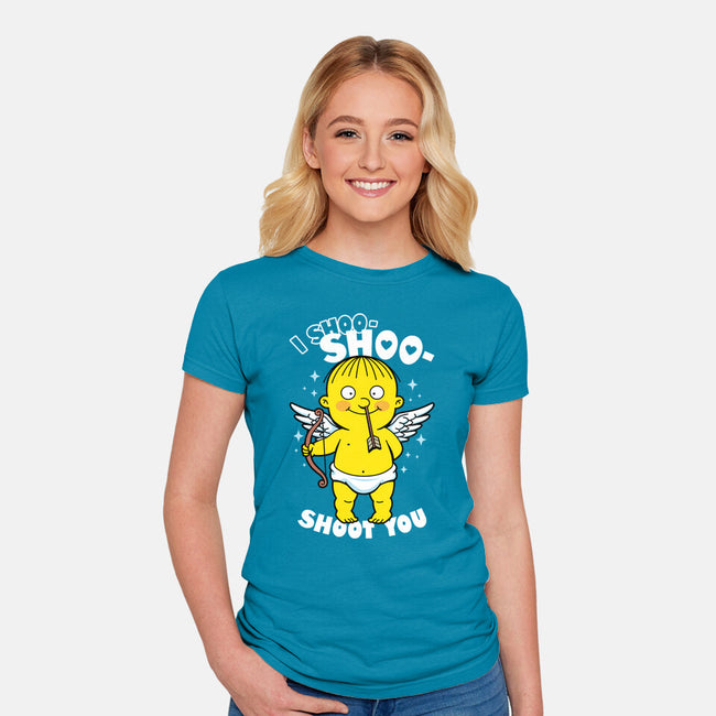 I Shoo Shoo Shoot You-Womens-Fitted-Tee-Boggs Nicolas