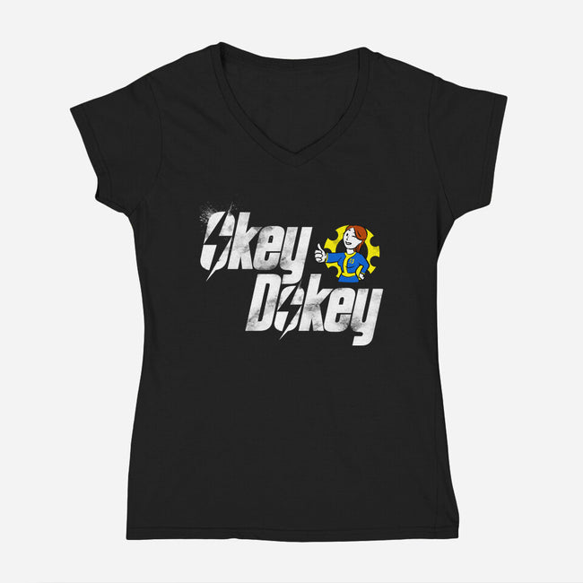 OkeyDokey-Womens-V-Neck-Tee-kharmazero