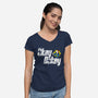 OkeyDokey-Womens-V-Neck-Tee-kharmazero