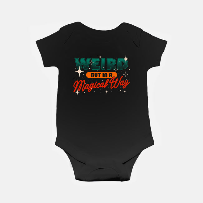 Weird But In A Magical Way-Baby-Basic-Onesie-koalastudio
