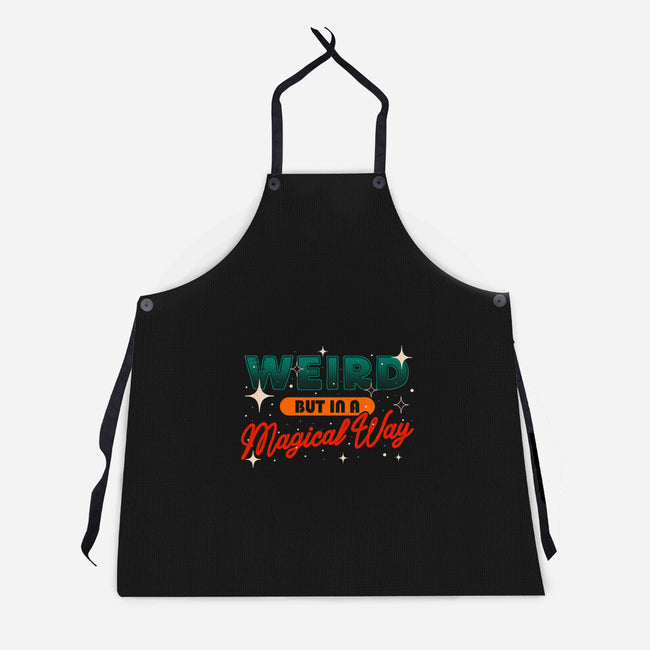 Weird But In A Magical Way-Unisex-Kitchen-Apron-koalastudio
