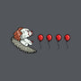 Red Balloons-Womens-Fitted-Tee-nickzzarto
