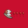 Red Balloons-Womens-Fitted-Tee-nickzzarto