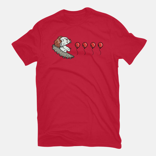 Red Balloons-Womens-Fitted-Tee-nickzzarto