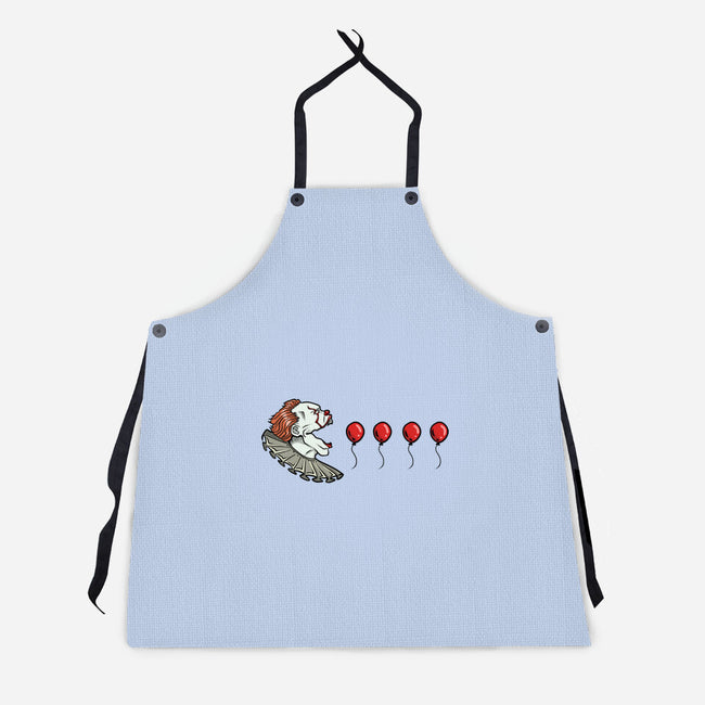 Red Balloons-Unisex-Kitchen-Apron-nickzzarto