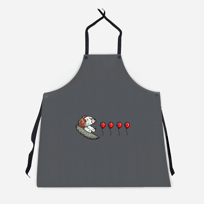 Red Balloons-Unisex-Kitchen-Apron-nickzzarto
