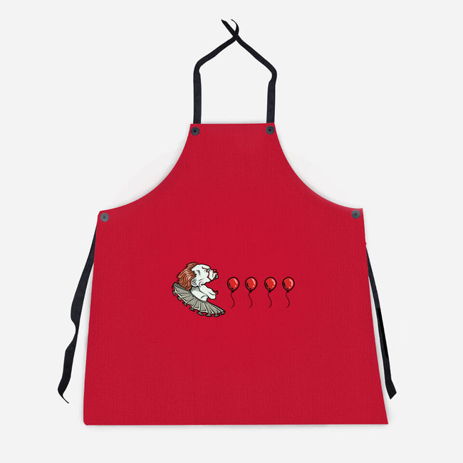 Red Balloons-Unisex-Kitchen-Apron-nickzzarto