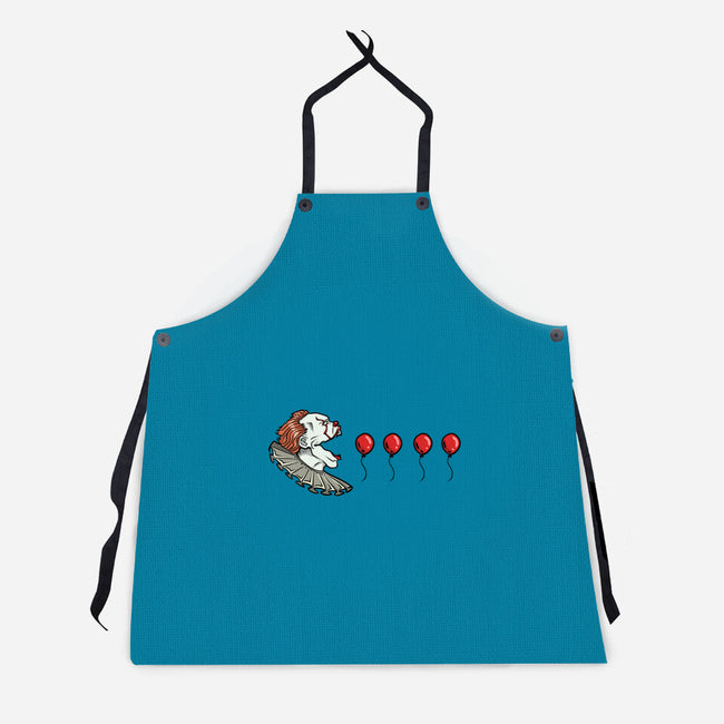 Red Balloons-Unisex-Kitchen-Apron-nickzzarto