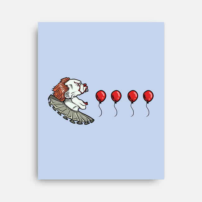 Red Balloons-None-Stretched-Canvas-nickzzarto