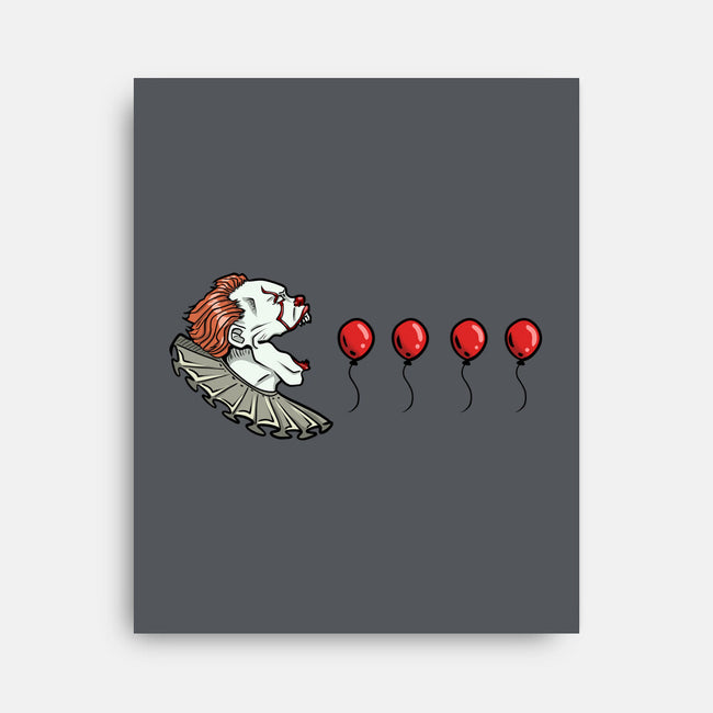 Red Balloons-None-Stretched-Canvas-nickzzarto