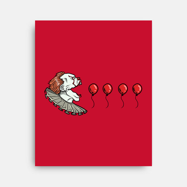 Red Balloons-None-Stretched-Canvas-nickzzarto