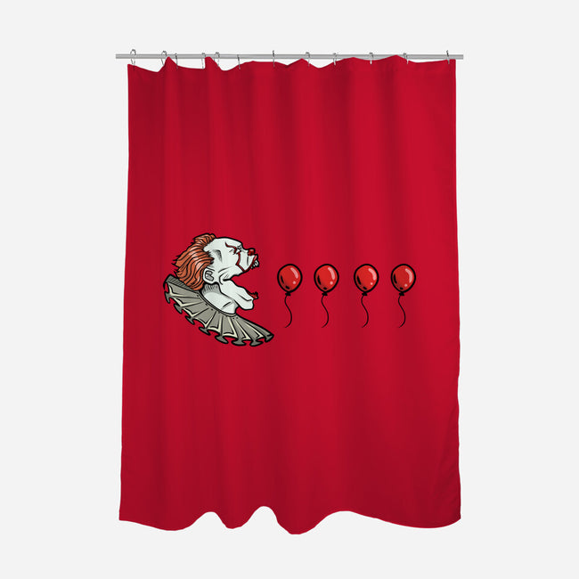 Red Balloons-None-Polyester-Shower Curtain-nickzzarto