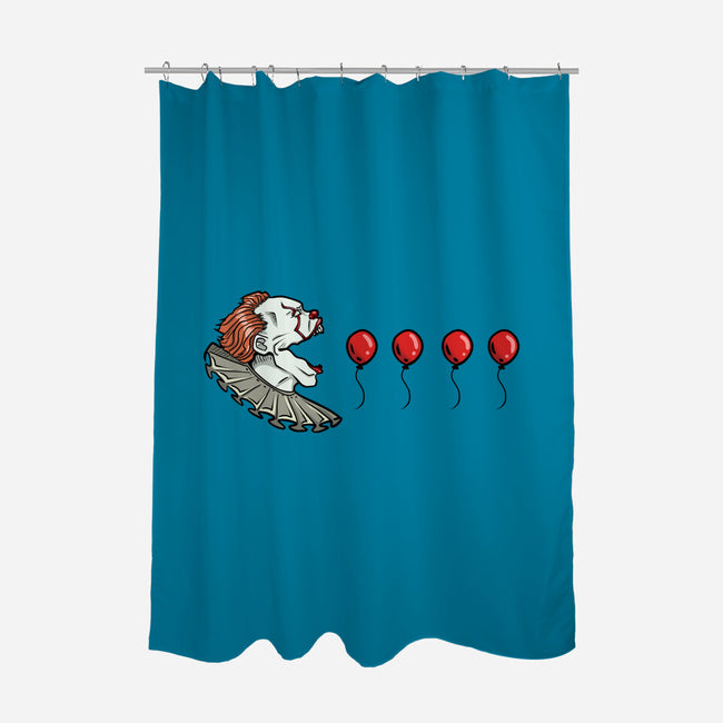 Red Balloons-None-Polyester-Shower Curtain-nickzzarto