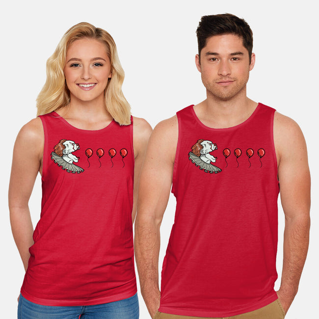 Red Balloons-Unisex-Basic-Tank-nickzzarto