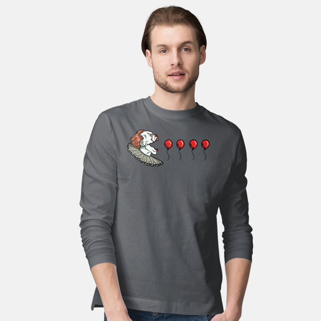 Red Balloons-Mens-Long Sleeved-Tee-nickzzarto