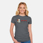 Red Balloons-Womens-Fitted-Tee-nickzzarto
