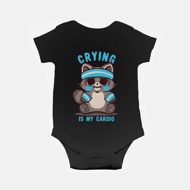 Crying Is My Cardio-Baby-Basic-Onesie-TechraNova