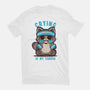 Crying Is My Cardio-Womens-Fitted-Tee-TechraNova