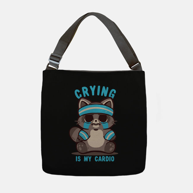 Crying Is My Cardio-None-Adjustable Tote-Bag-TechraNova