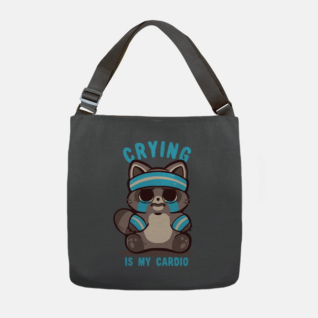 Crying Is My Cardio-None-Adjustable Tote-Bag-TechraNova