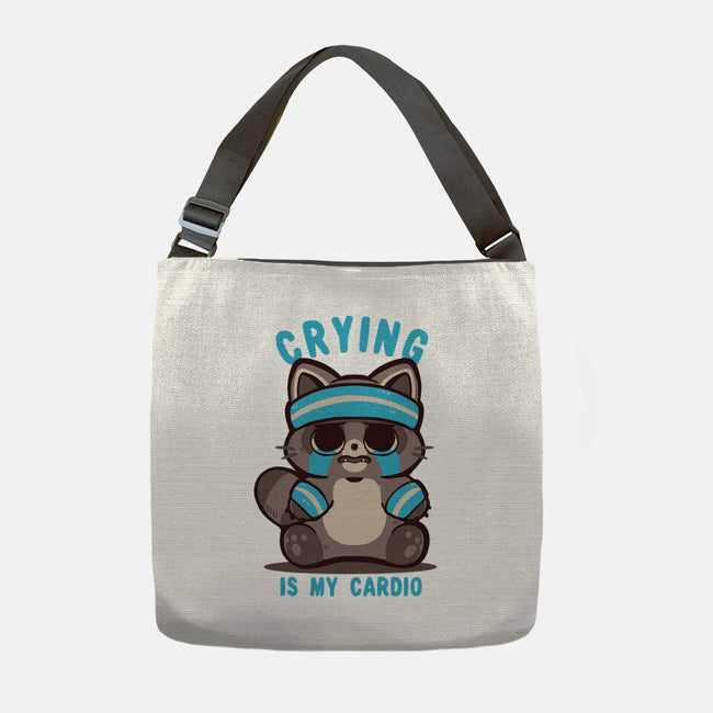 Crying Is My Cardio-None-Adjustable Tote-Bag-TechraNova