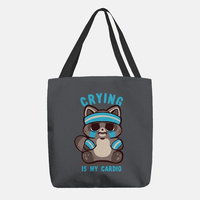 Crying Is My Cardio-None-Basic Tote-Bag-TechraNova