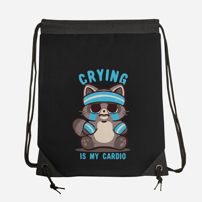 Crying Is My Cardio-None-Drawstring-Bag-TechraNova