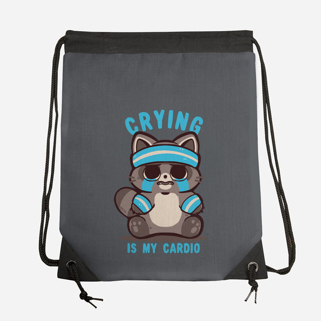 Crying Is My Cardio-None-Drawstring-Bag-TechraNova