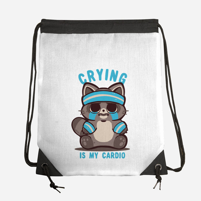 Crying Is My Cardio-None-Drawstring-Bag-TechraNova
