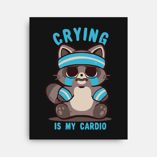 Crying Is My Cardio-None-Stretched-Canvas-TechraNova