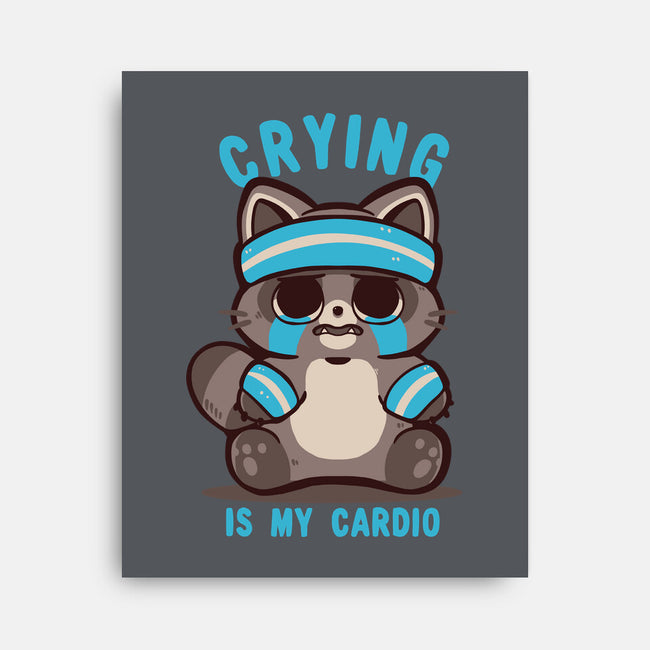 Crying Is My Cardio-None-Stretched-Canvas-TechraNova