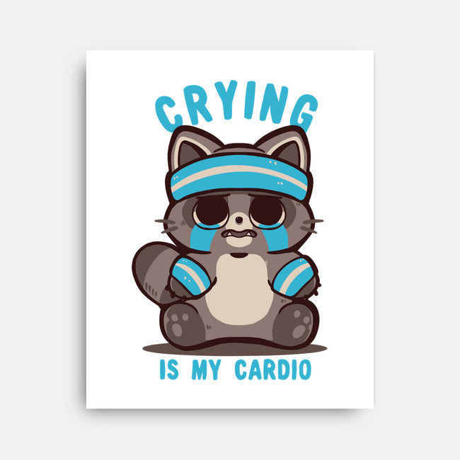 Crying Is My Cardio-None-Stretched-Canvas-TechraNova