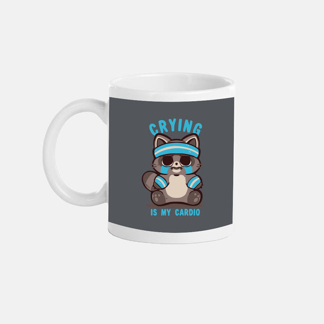 Crying Is My Cardio-None-Mug-Drinkware-TechraNova