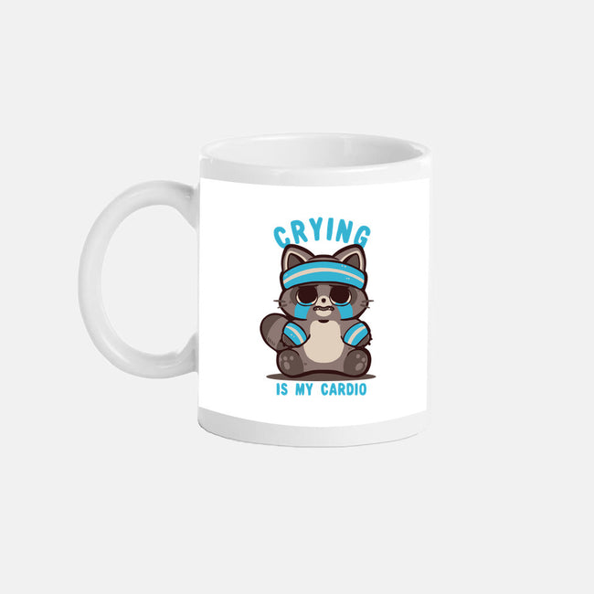 Crying Is My Cardio-None-Mug-Drinkware-TechraNova