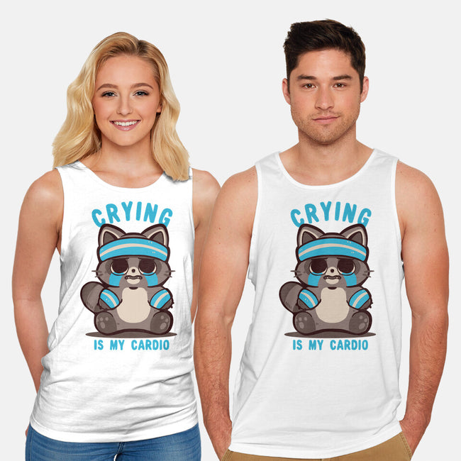 Crying Is My Cardio-Unisex-Basic-Tank-TechraNova