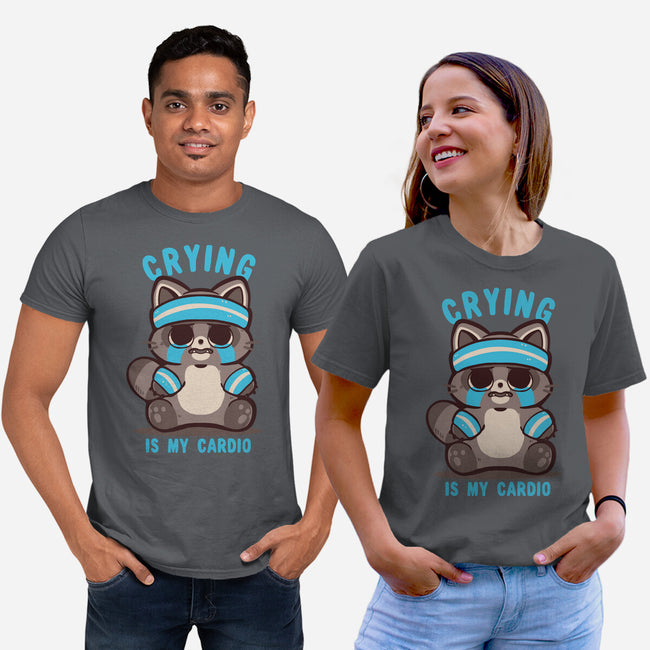 Crying Is My Cardio-Unisex-Basic-Tee-TechraNova