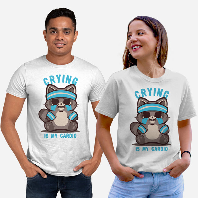 Crying Is My Cardio-Unisex-Basic-Tee-TechraNova