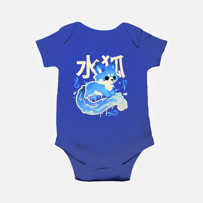 Water Kitsune-Baby-Basic-Onesie-NemiMakeit