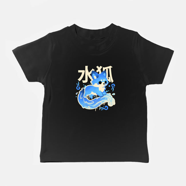 Water Kitsune-Baby-Basic-Tee-NemiMakeit