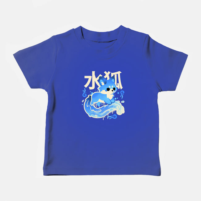 Water Kitsune-Baby-Basic-Tee-NemiMakeit