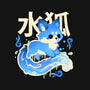 Water Kitsune-None-Fleece-Blanket-NemiMakeit