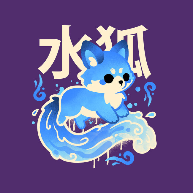 Water Kitsune-Womens-Fitted-Tee-NemiMakeit