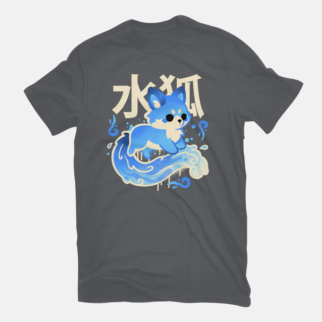 Water Kitsune-Unisex-Basic-Tee-NemiMakeit
