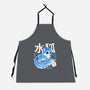 Water Kitsune-Unisex-Kitchen-Apron-NemiMakeit