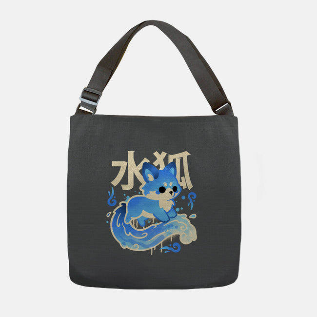 Water Kitsune-None-Adjustable Tote-Bag-NemiMakeit