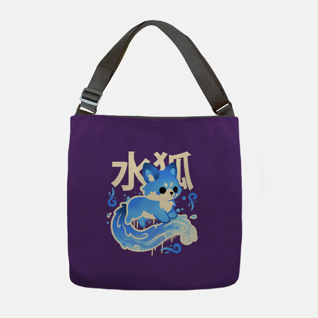 Water Kitsune-None-Adjustable Tote-Bag-NemiMakeit